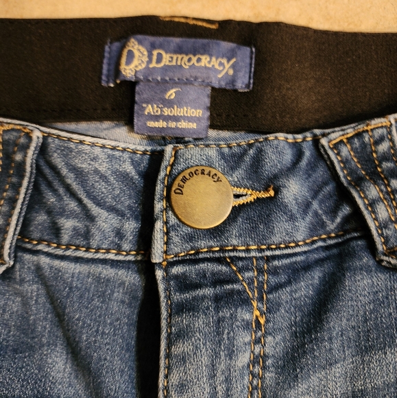 Democracy Ab technology freedom ankle skimmer jeans skinny jeans size 6 - Picture 6 of 9